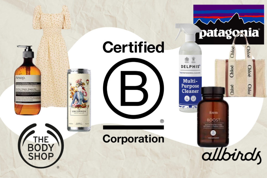 Images of B Corporation brands and products